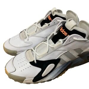 Adidas Streetball EE4960 White Leather Basketball Sneakers Mens 11.5 Preowned